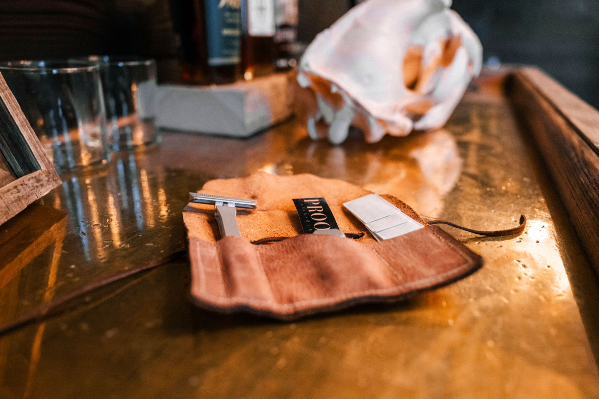 New Proof Razor Leather Case