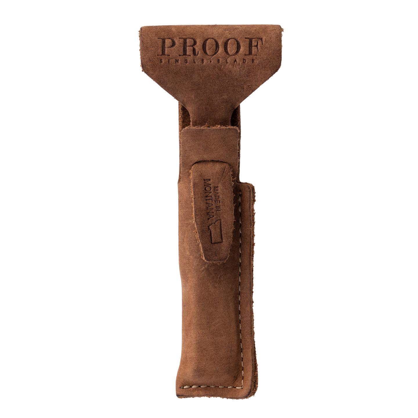 Proof Benchmark Single Blade Razor Leather Case