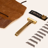 Reserve Single Blade Brass Razor | Proof