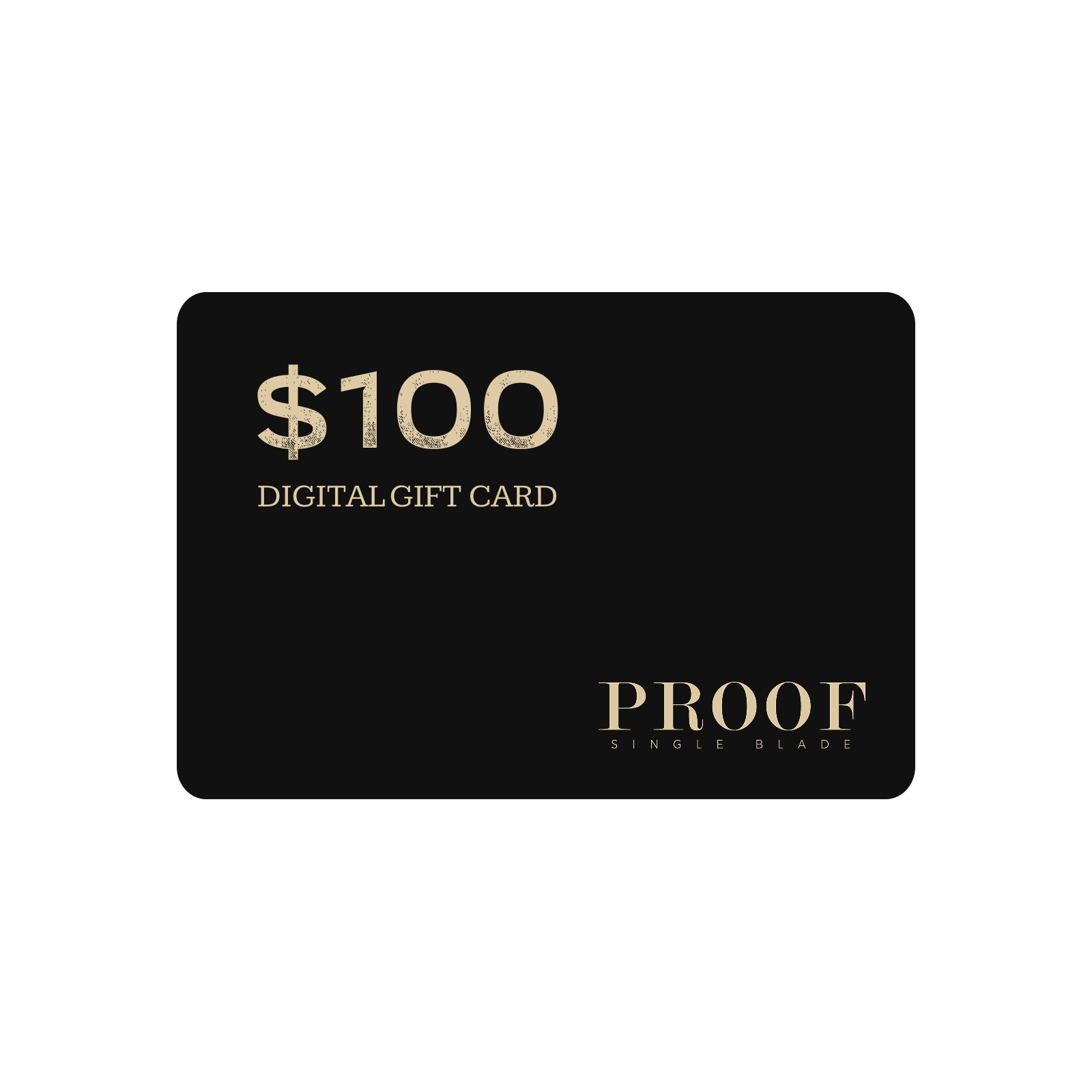 Proof Gift Card