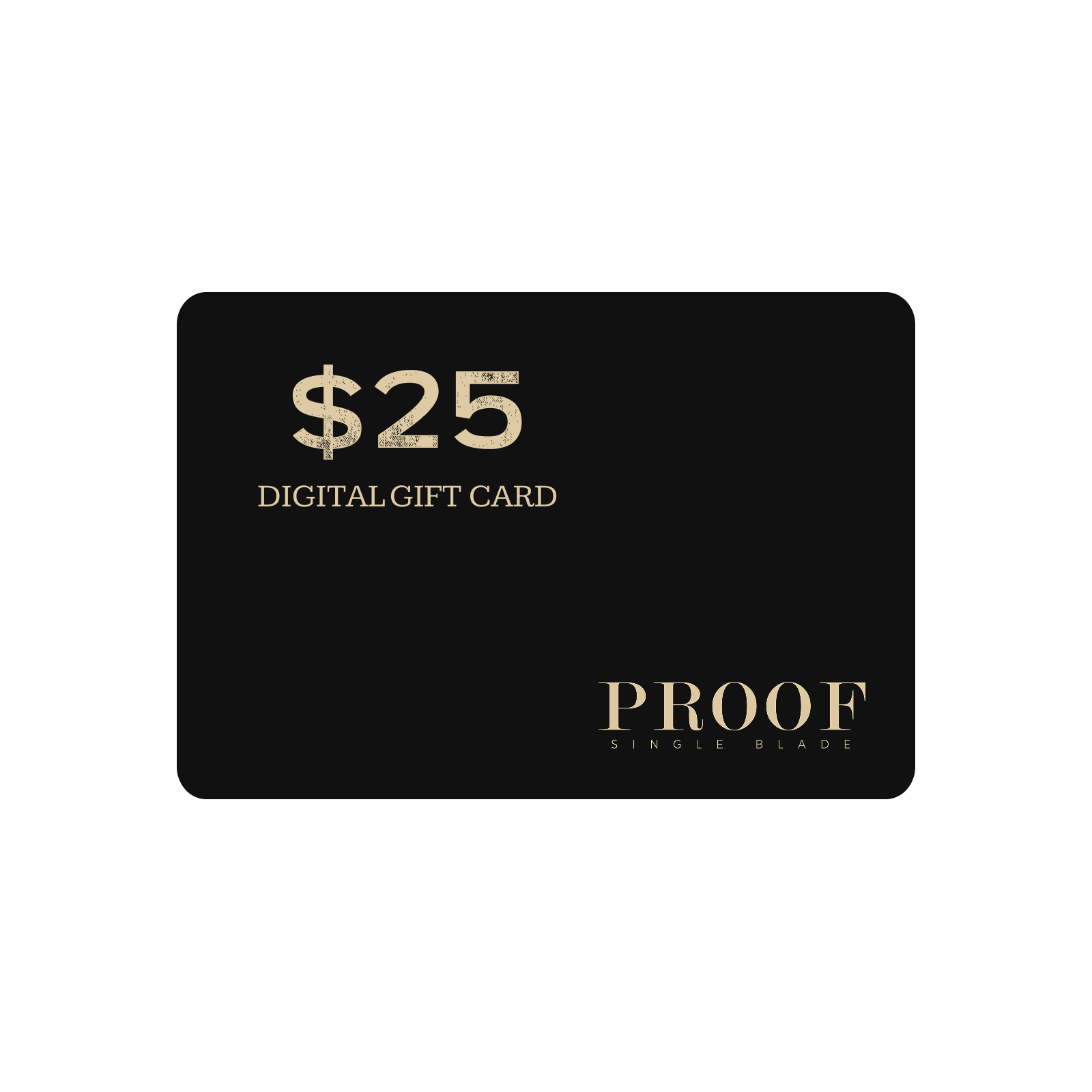 Proof Gift Card