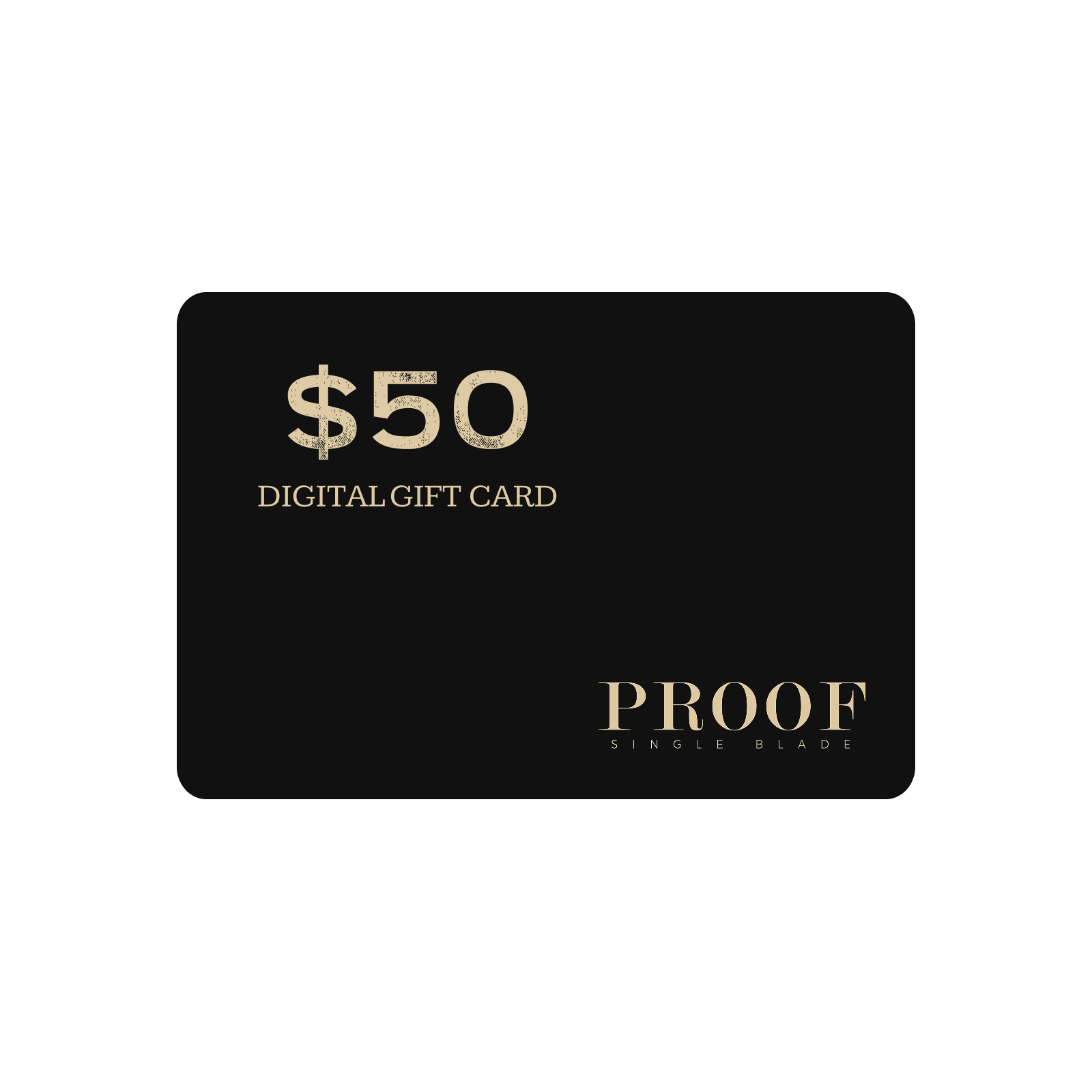 Proof Gift Card