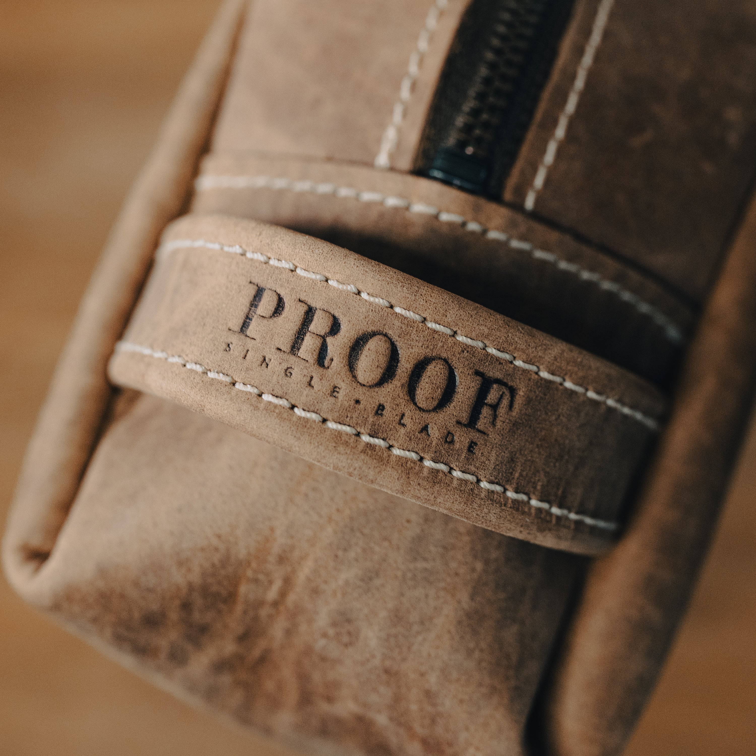 American Bison Leather Dopp Kit