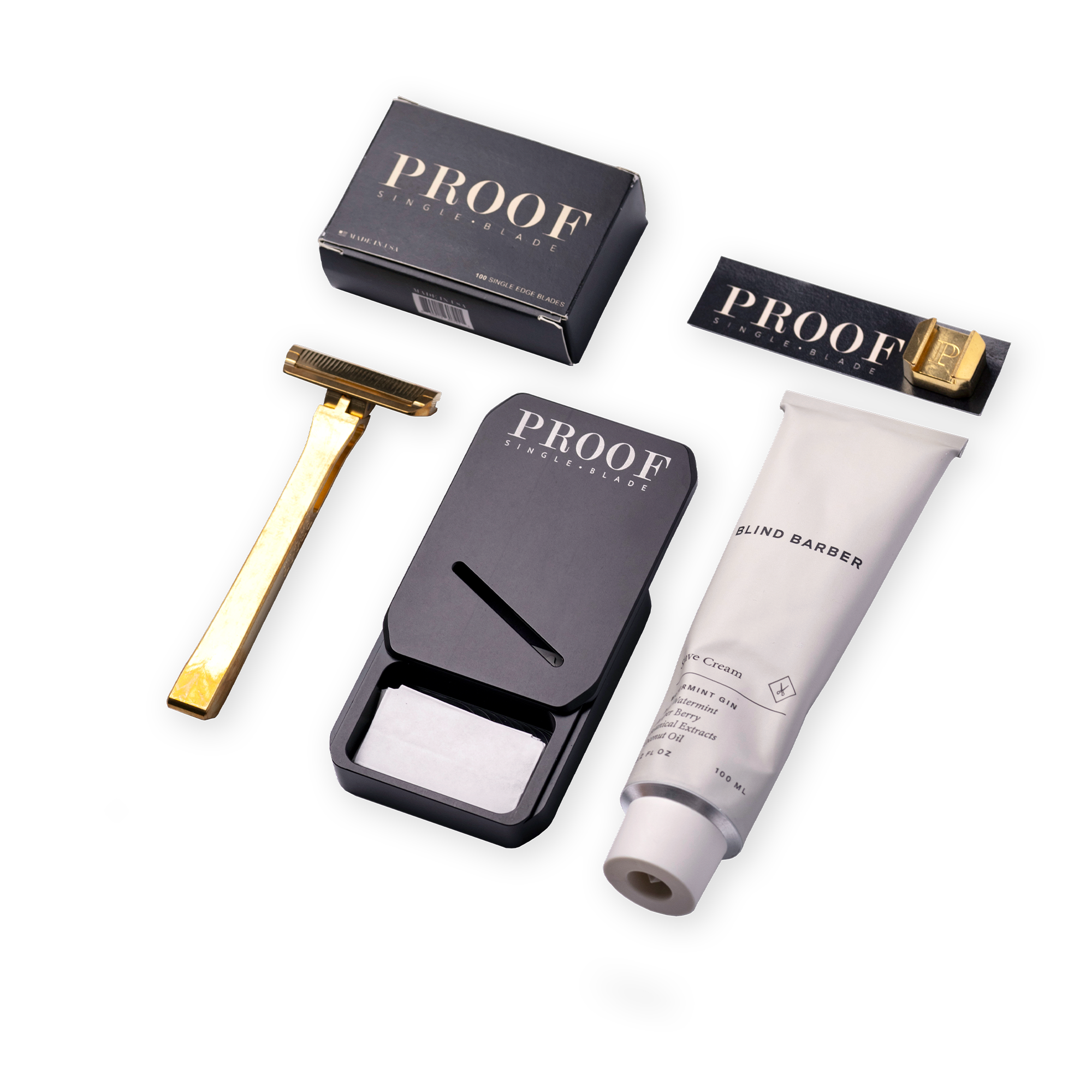 Reserve Brass Shave Kit